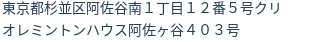 住所(登記所在地)