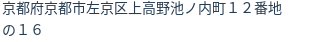 住所（登記所在地）