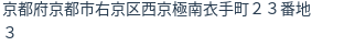 住所(登記所在地)