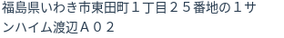 住所(登記所在地)