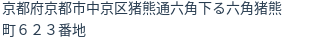住所(登記所在地)
