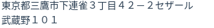住所(登記所在地)
