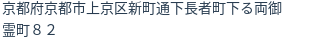住所(登記所在地)