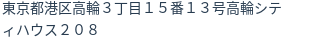 住所(登記所在地)