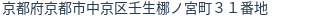 住所（登記所在地）