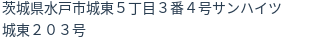 住所（登記所在地）