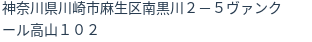 住所(登記所在地)