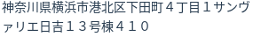 住所(登記所在地)