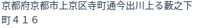 住所（登記所在地）