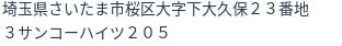 住所(登記所在地)