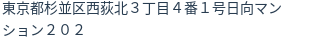 住所(登記所在地)