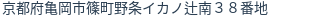 住所（登記所在地）