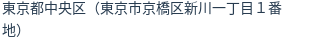 住所（登記所在地）