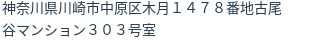 住所（登記所在地）
