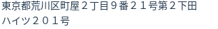 住所（登記所在地）