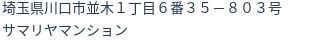 住所(登記所在地)