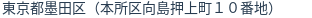 住所(登記所在地)