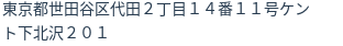住所（登記所在地）