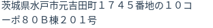 住所（登記所在地）
