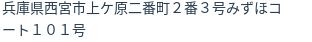 住所(登記所在地)