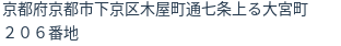 住所（登記所在地）