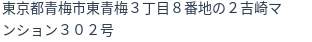 住所(登記所在地)