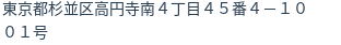 住所(登記所在地)