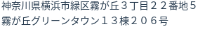 住所(登記所在地)