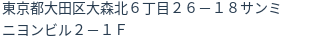 住所(登記所在地)