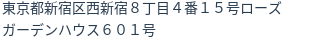住所(登記所在地)