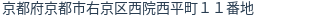 住所(登記所在地)