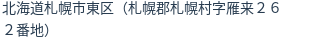 住所(登記所在地)