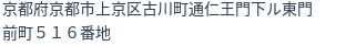 住所(登記所在地)