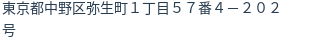 住所(登記所在地)