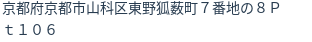 住所（登記所在地）