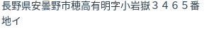 住所（登記所在地）