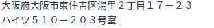 住所（登記所在地）