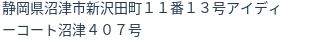 住所(登記所在地)