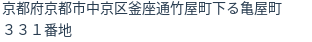 住所（登記所在地）
