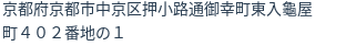 住所(登記所在地)