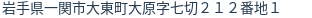 住所(登記所在地)
