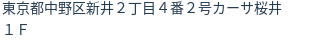 住所（登記所在地）
