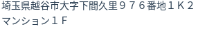 住所(登記所在地)
