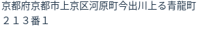 住所(登記所在地)