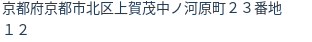 住所（登記所在地）