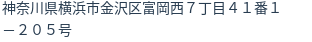 住所(登記所在地)
