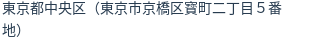 住所(登記所在地)