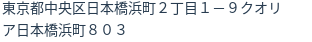 住所(登記所在地)