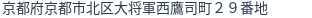 住所(登記所在地)