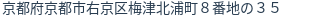 住所(登記所在地)